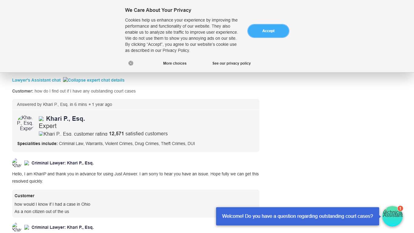 Check for Outstanding Court Cases: Quick Q&A Guide